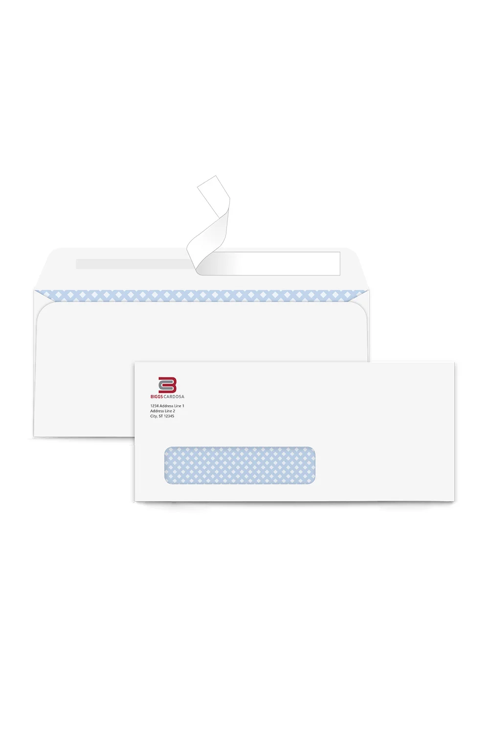 Self-Seal Windowed Envelopes