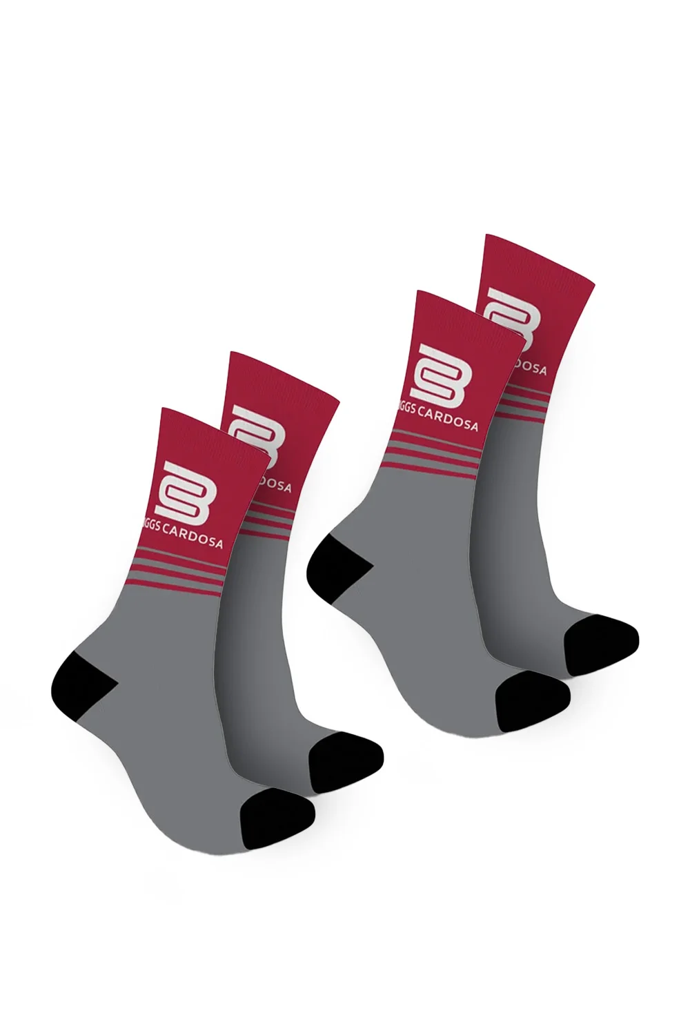 2-Pair Athletic Crew Socks Vol 1.