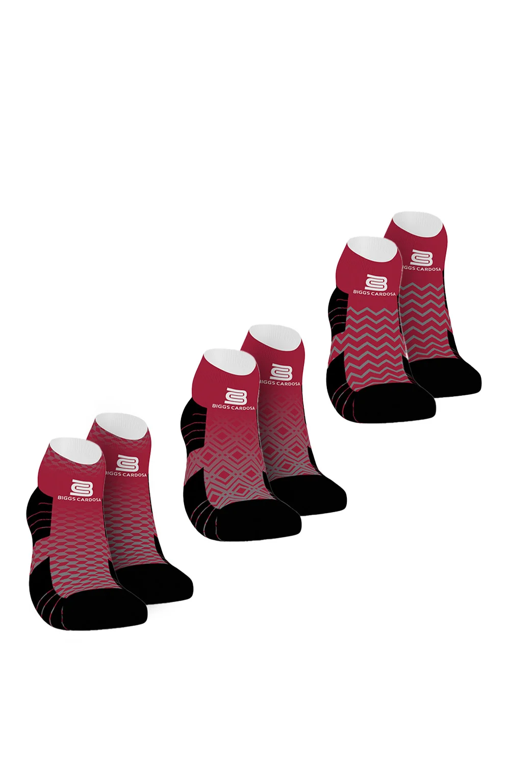 3-Pair Athletic Ankle Socks